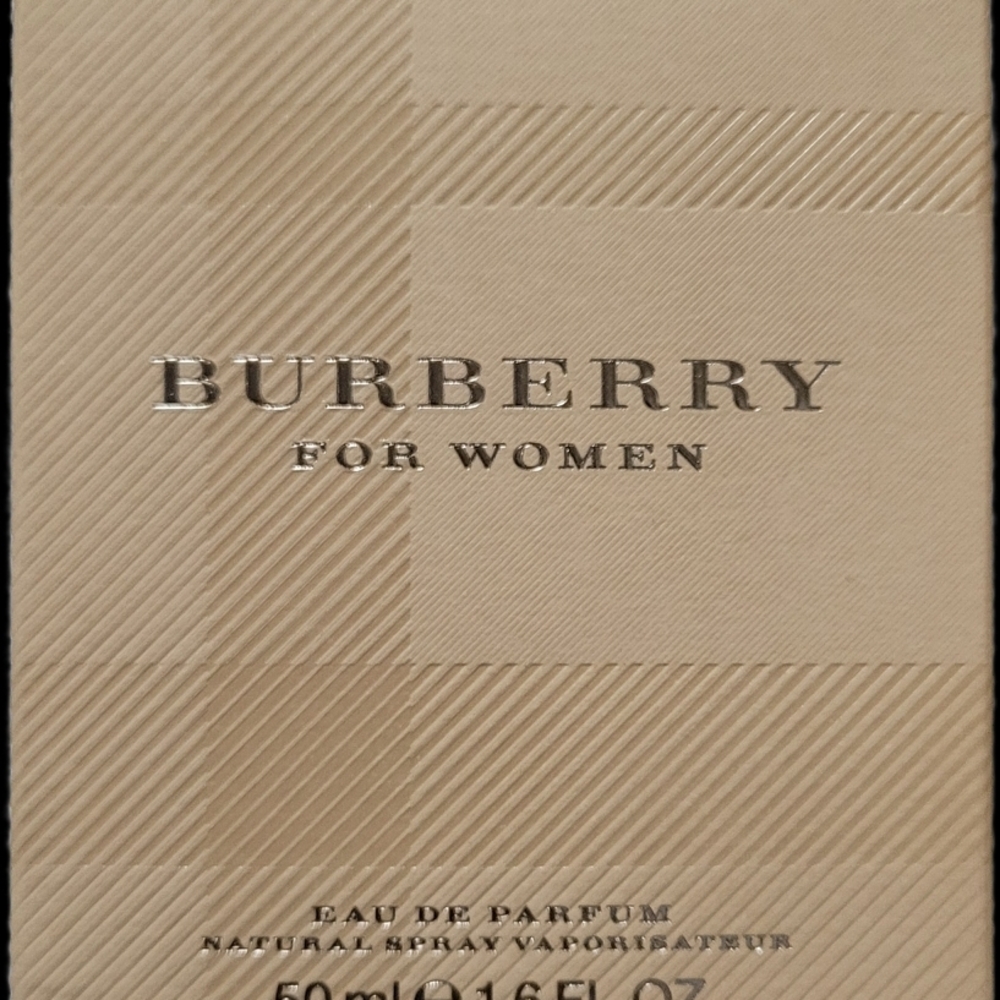 Burberry Fragrance Packaging with Textured Design